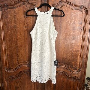 Lulus NWT white lace dress